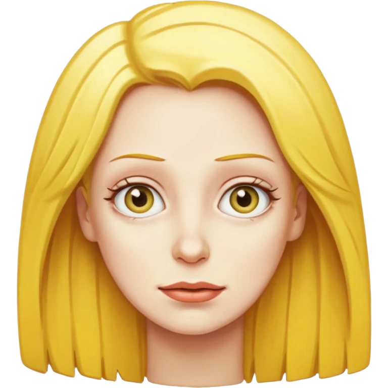 Simpson women with yellow hair emoji