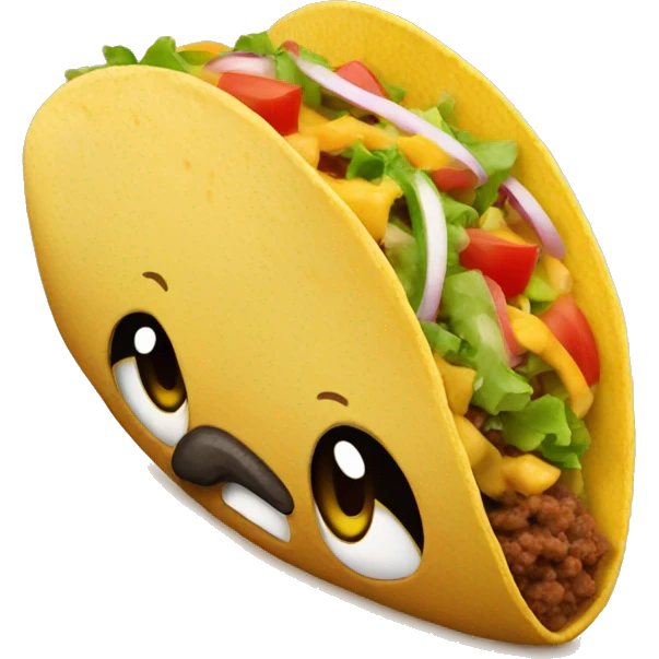Taco with a sumbrero emoji