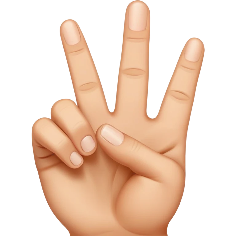 Love middle finger  emoji