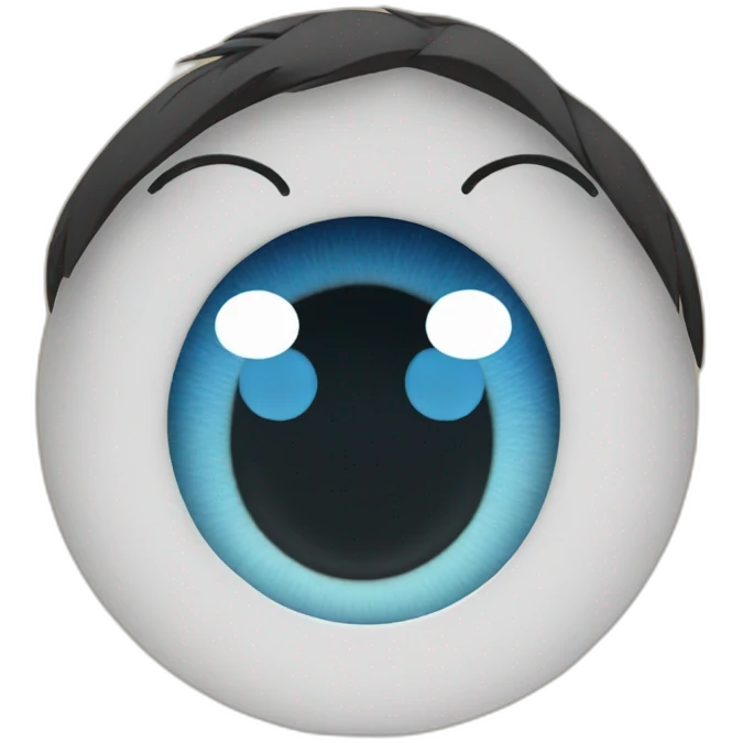 Levi whit bleu eyes emoji