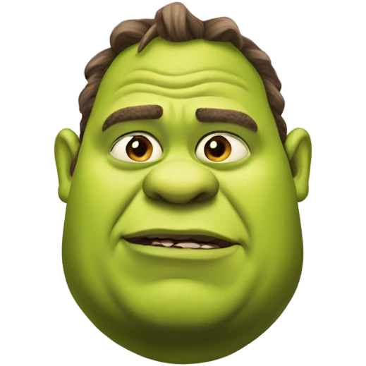 Fat shrek  emoji