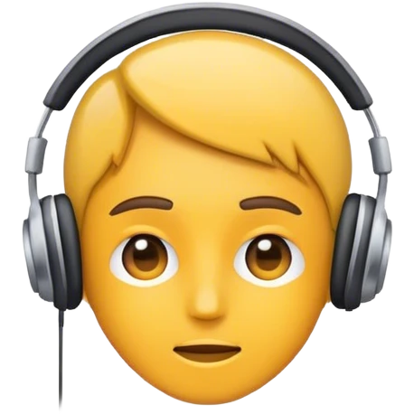 Listen music emoji
