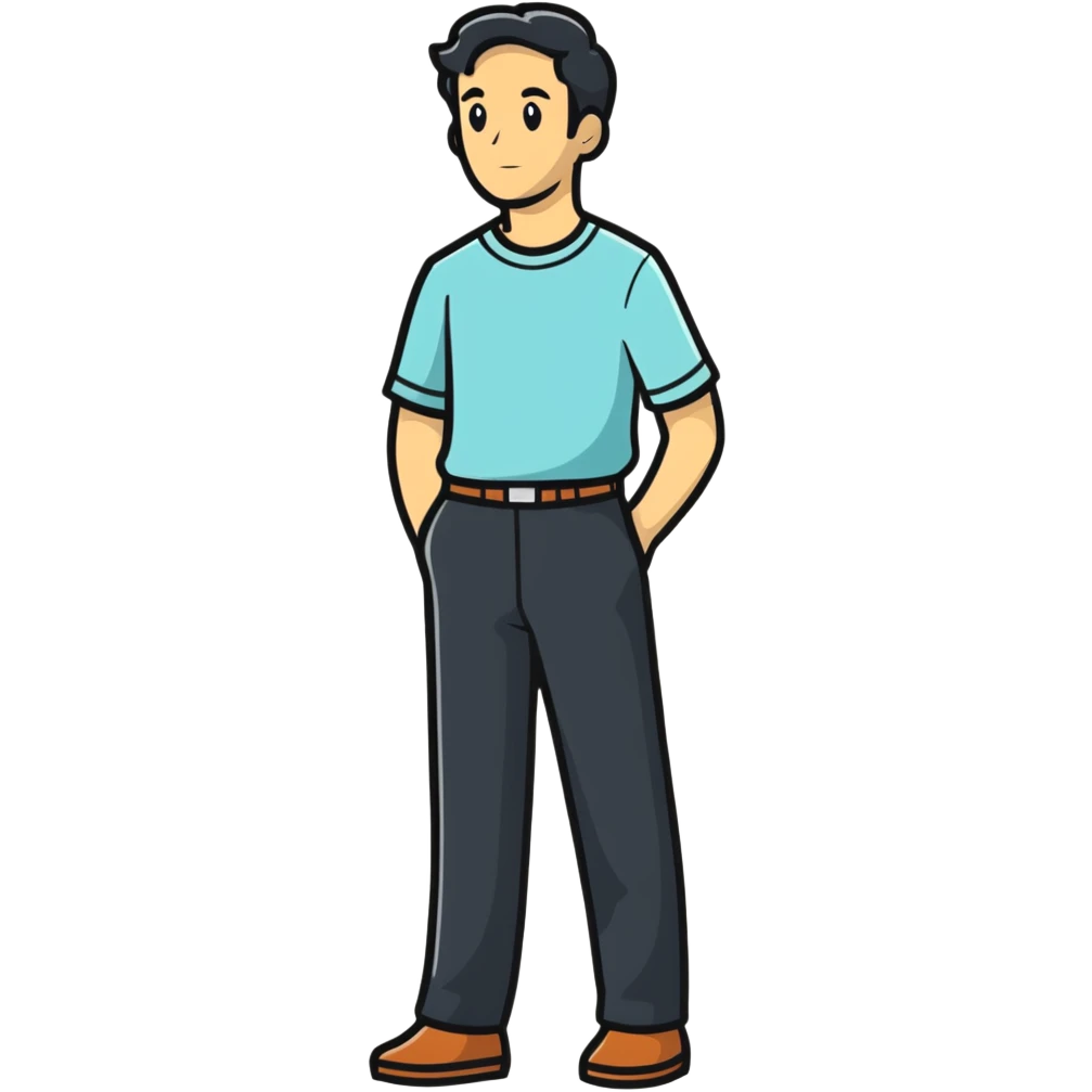 man standing emoji