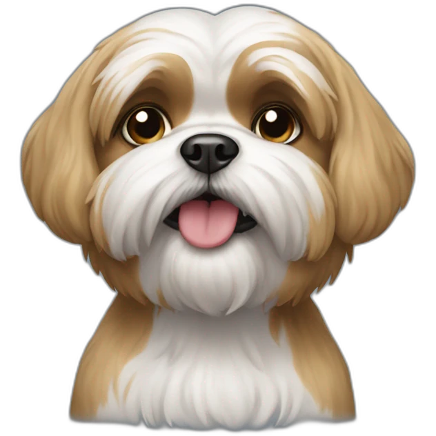 Shitzu dog emoji