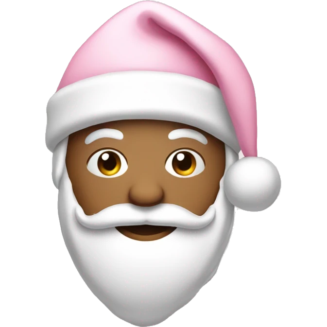 Light pink Santa hat emoji