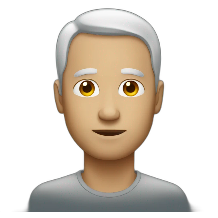 Man with no eyes emoji