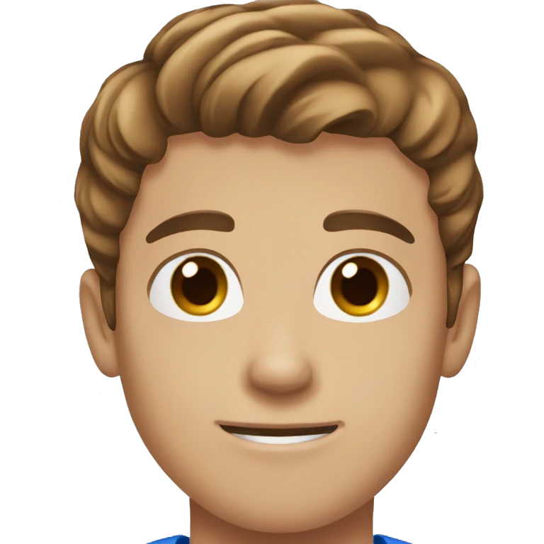 17 year old man blue eyes brown hair emoji