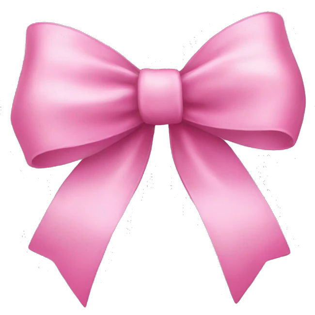 Pink bow  emoji