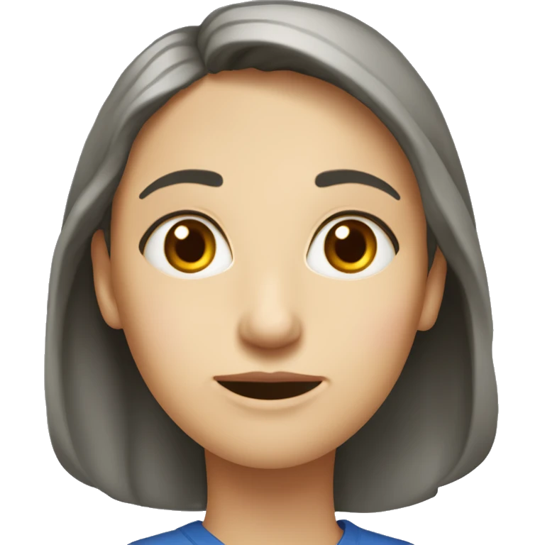 девушка с русыми волосами болеет emoji
