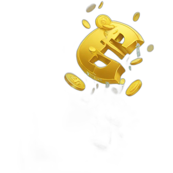 money falling emoji