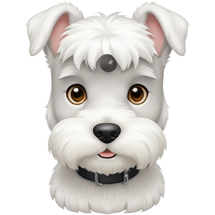 minature white schnauzer emoji