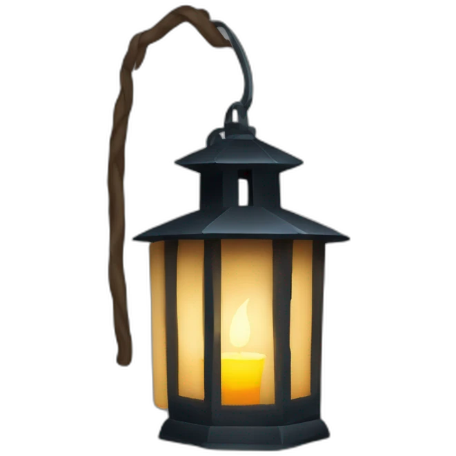 christianity Lantern Light A lantern illuminating a dark path emoji