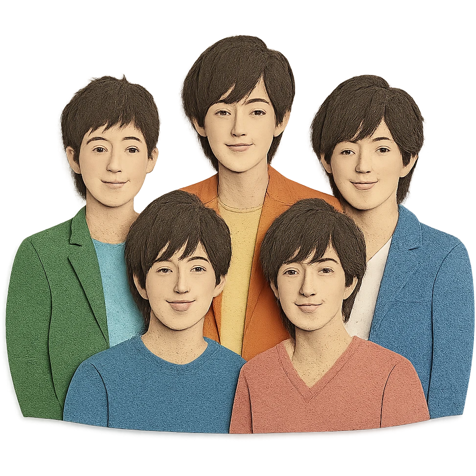 SS501 group portrait emoji
