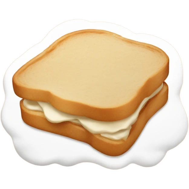 single layer peanut butter and fluff sandwich  emoji