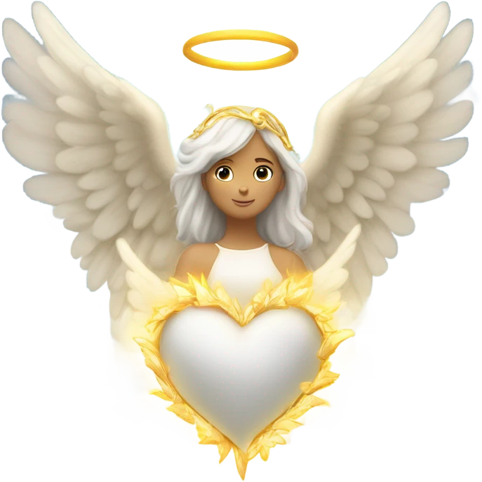 Angel’s heart  emoji
