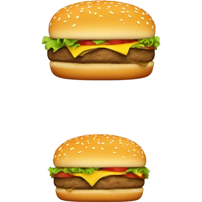 Hamburger emoji