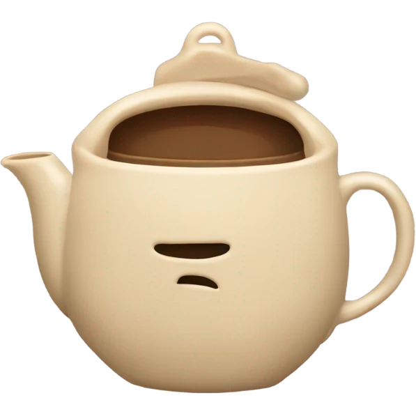Beige teekanne emoji