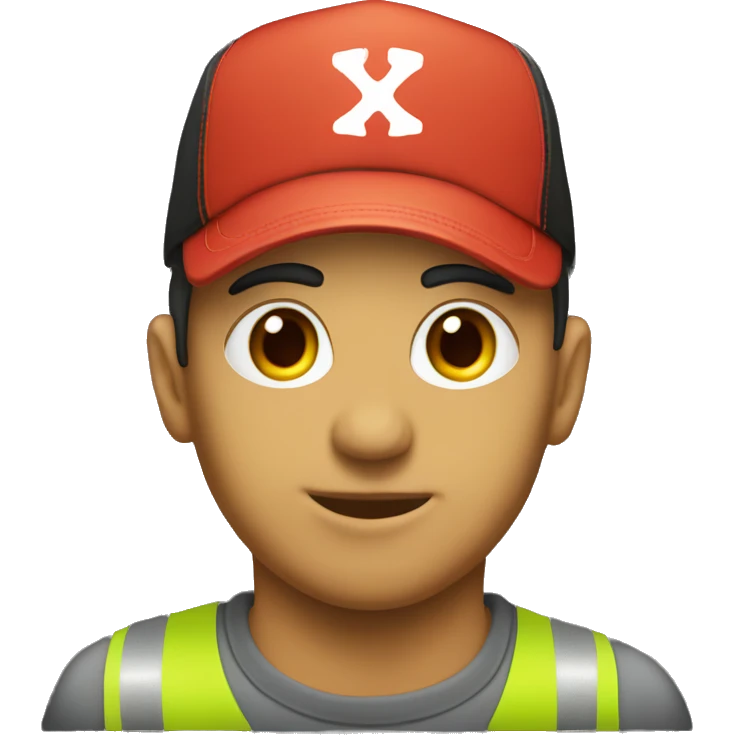 Trucker hat that says AMIRI emoji