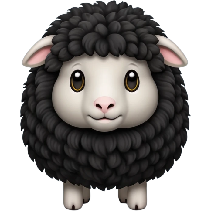 Black sheep 🐑 emoji
