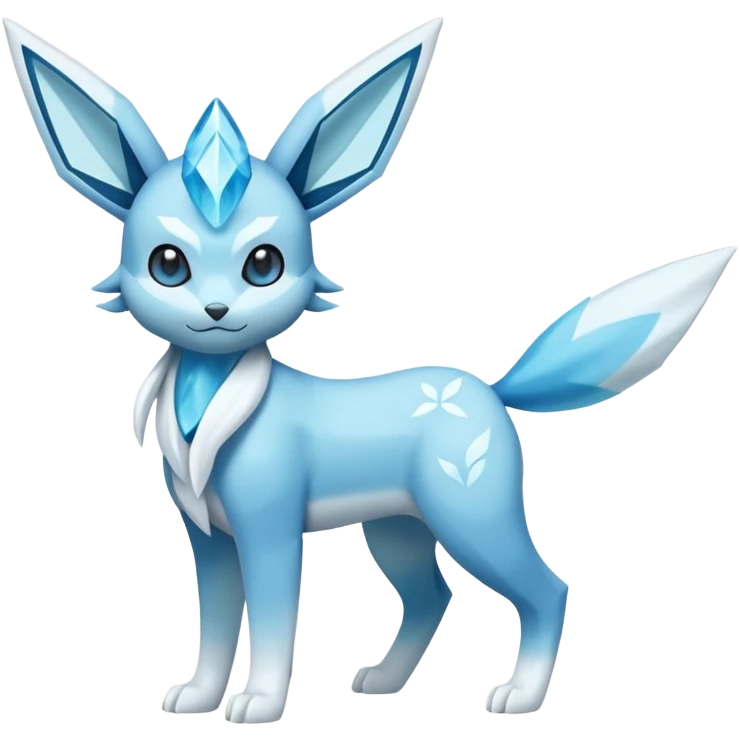 Inteleon-Pokémon-Glaceon-Amaura-fusion (full body) emoji