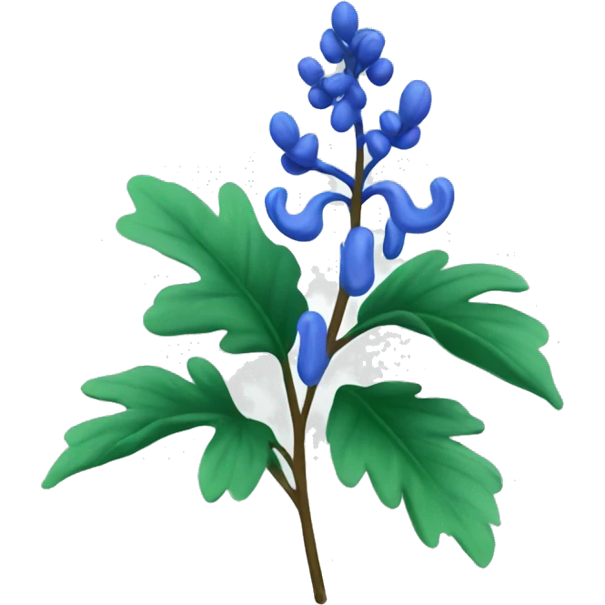 Blue Cohosh plant emoji