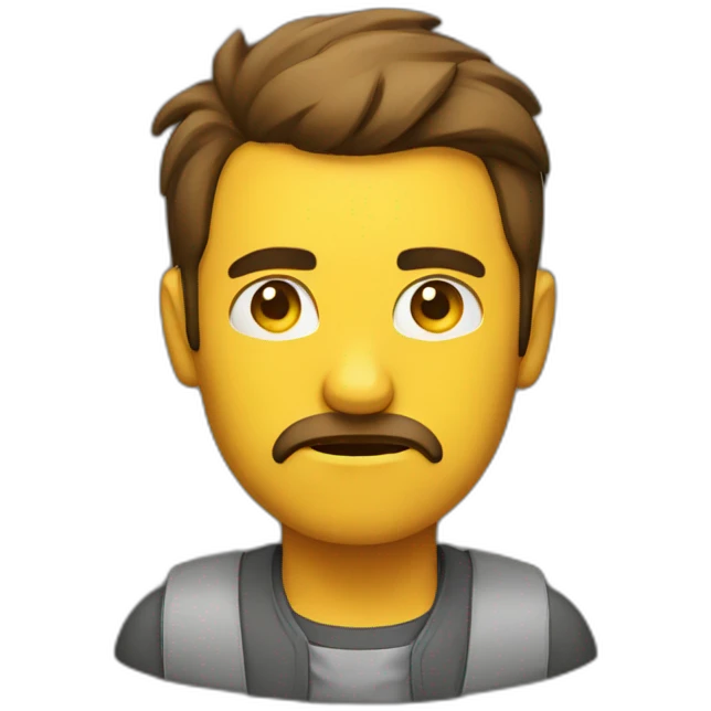 unhappy developer emoji
