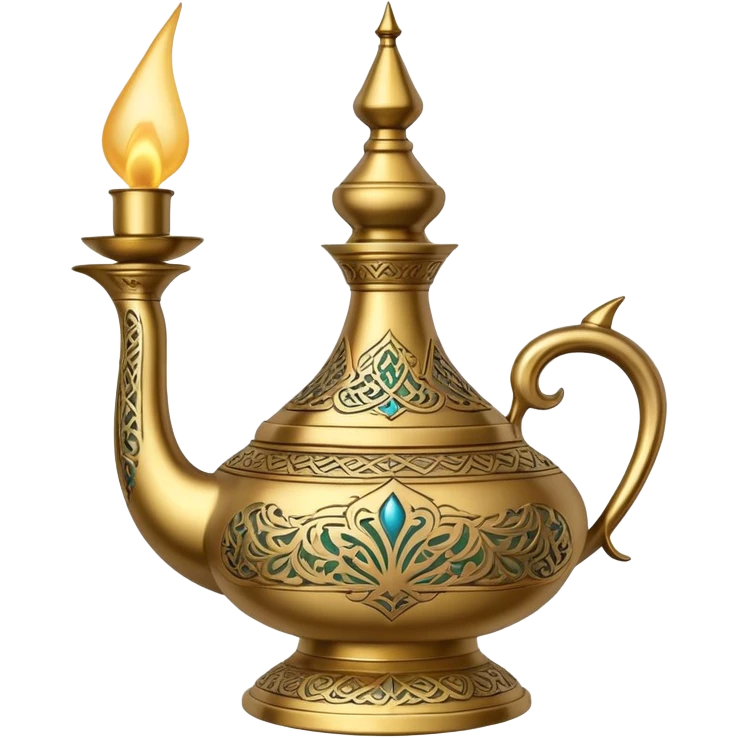 Arab Genie lamp emoji