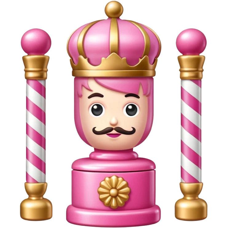 Pink, candyland, nutcracker emoji