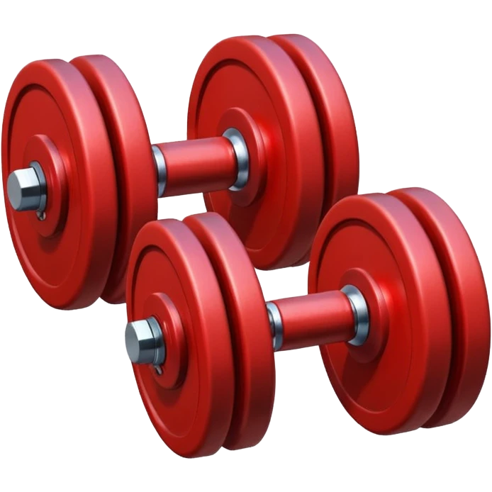 a black dumbbell with only one disk emoji