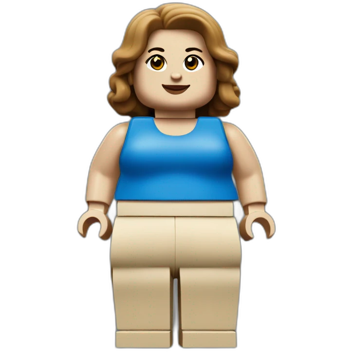 fat girl lego emoji