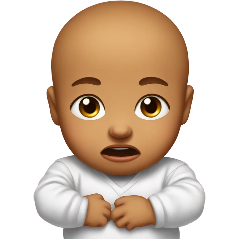 Baby crying  emoji