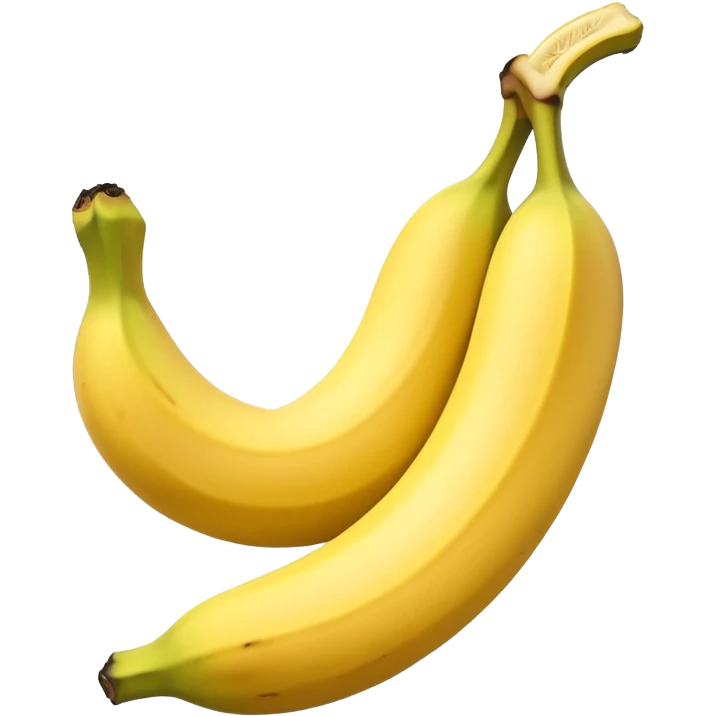 Design an emoji of a banana 🍌 slipping on its own peel, mid-air, shocked face. emoji