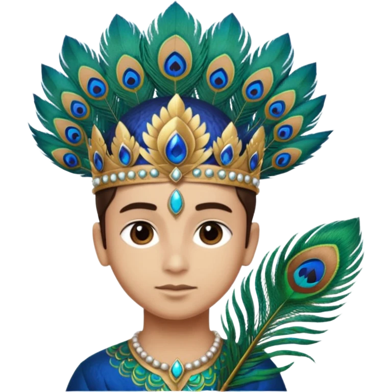 Khatu Shyam Ji the peacock prince boy emoji