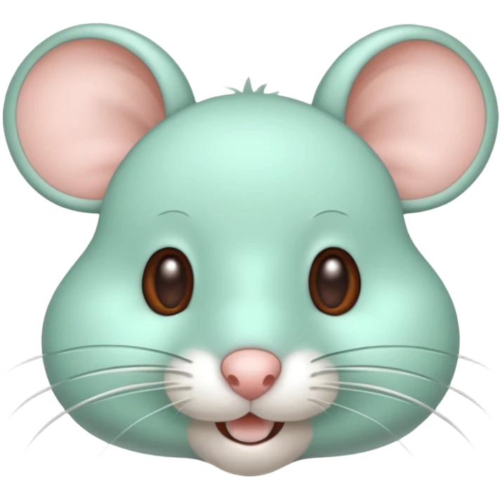 Mint colored mouse 🐭  emoji