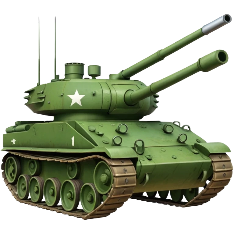 Military tank emoji