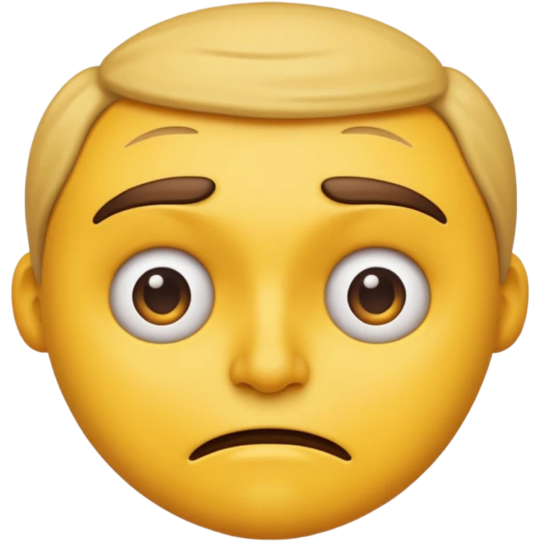 Suspicious emoji face emoji