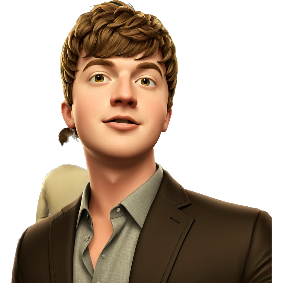 solo male portrait indoors emoji