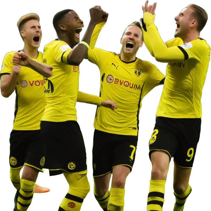 Borussia Dortmund celebrating emoji