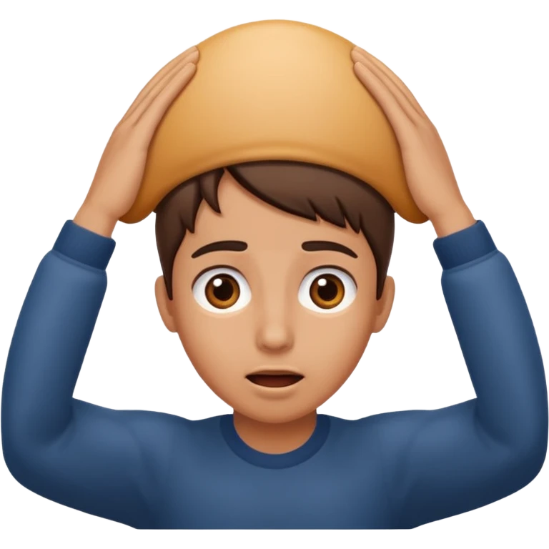 hands on head surprised emoji