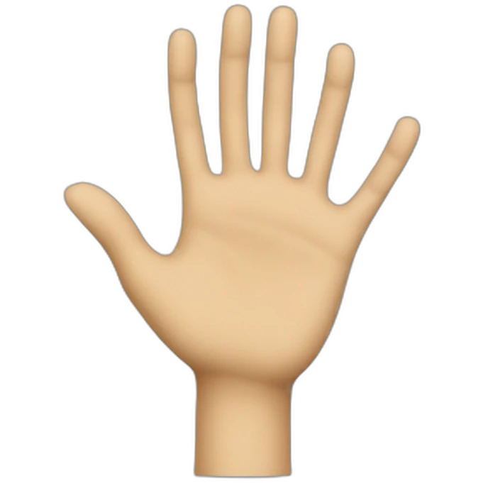 hi hand emoji