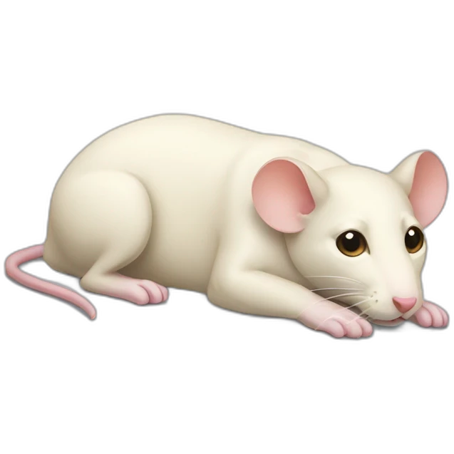 lay down lab mouse emoji