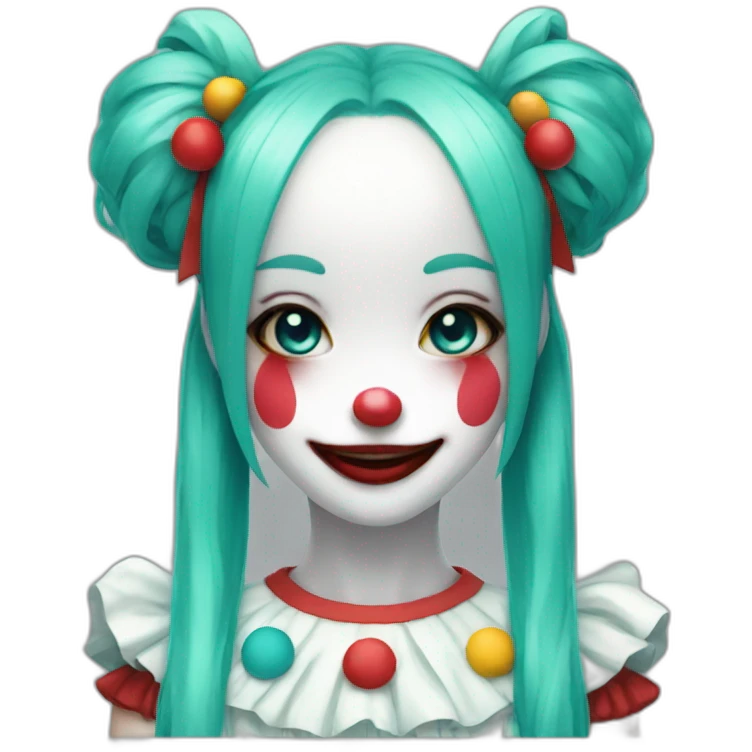 Miku-clown emoji