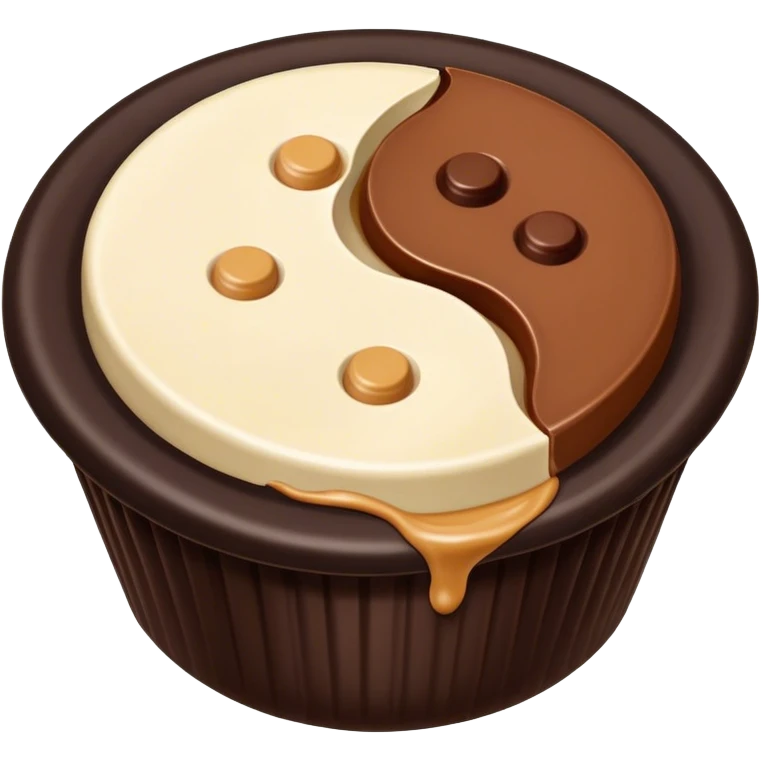 Ying yang Reese’s cup emoji