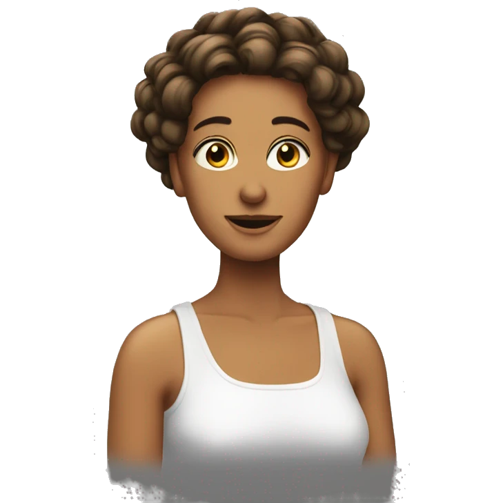 signore con i capelli lunghi emoji