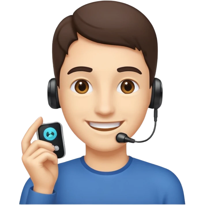 Un 😉 con audios puestos solo uno emoji