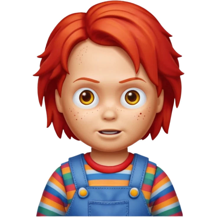 Un emojin de chuky emoji