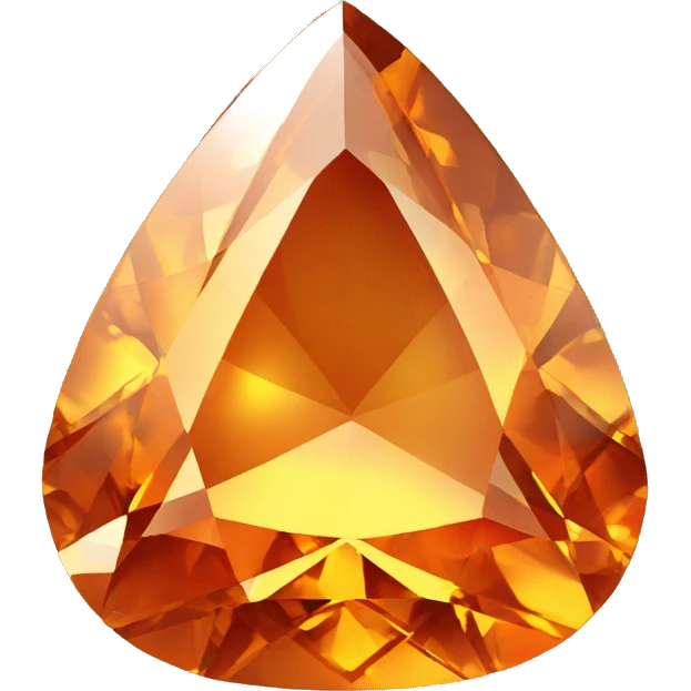 orange topaz gem emoji