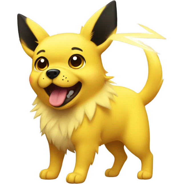 pikachu dog emoji