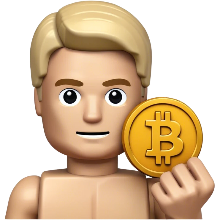 hackeur lego homme bitcoin emoji