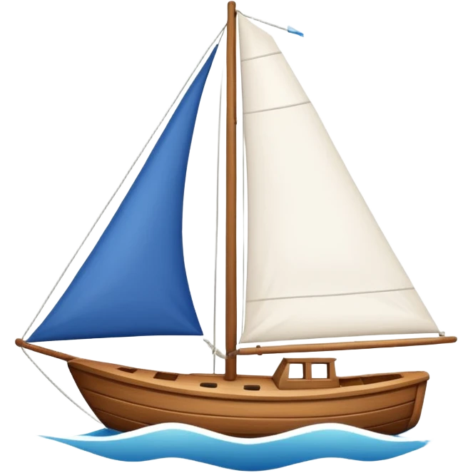 A sailing boat emoji
